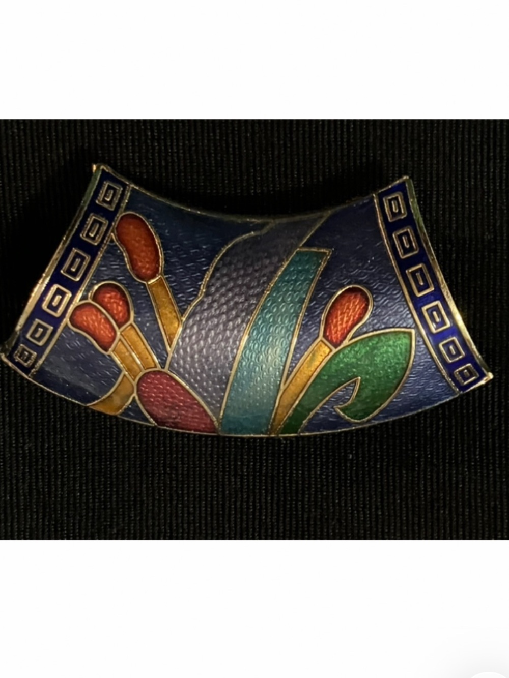 New Cloisonné  Scarf Holder. New & Classy